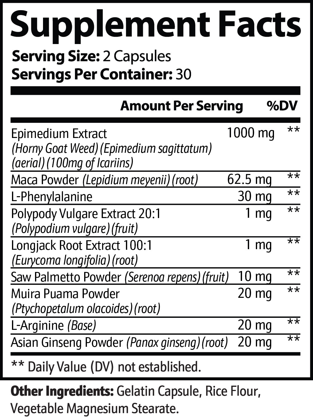 Libido Plus (Extra Strength)